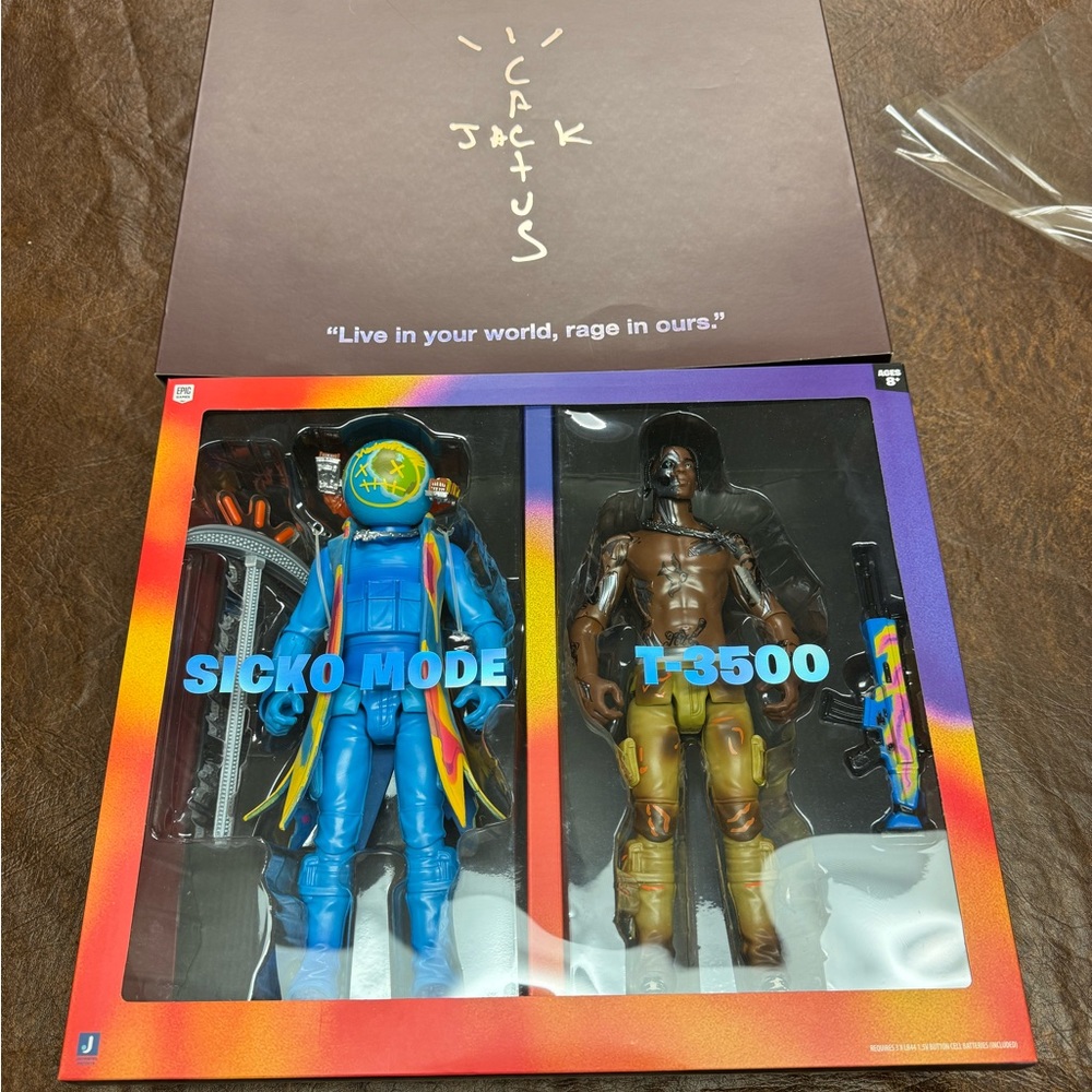 Travis Scott cactus jack Fortnite figure